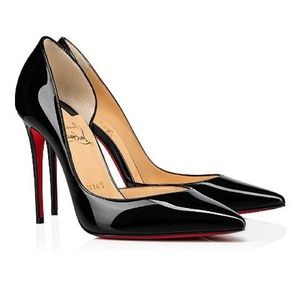 Christian Louboutin Iriza 120 Patent Black 36 1/2 6.5